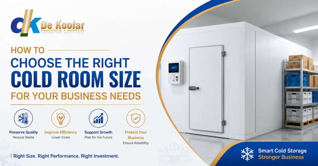 How to Choose the Right Cold Room Size for Your Business Needs